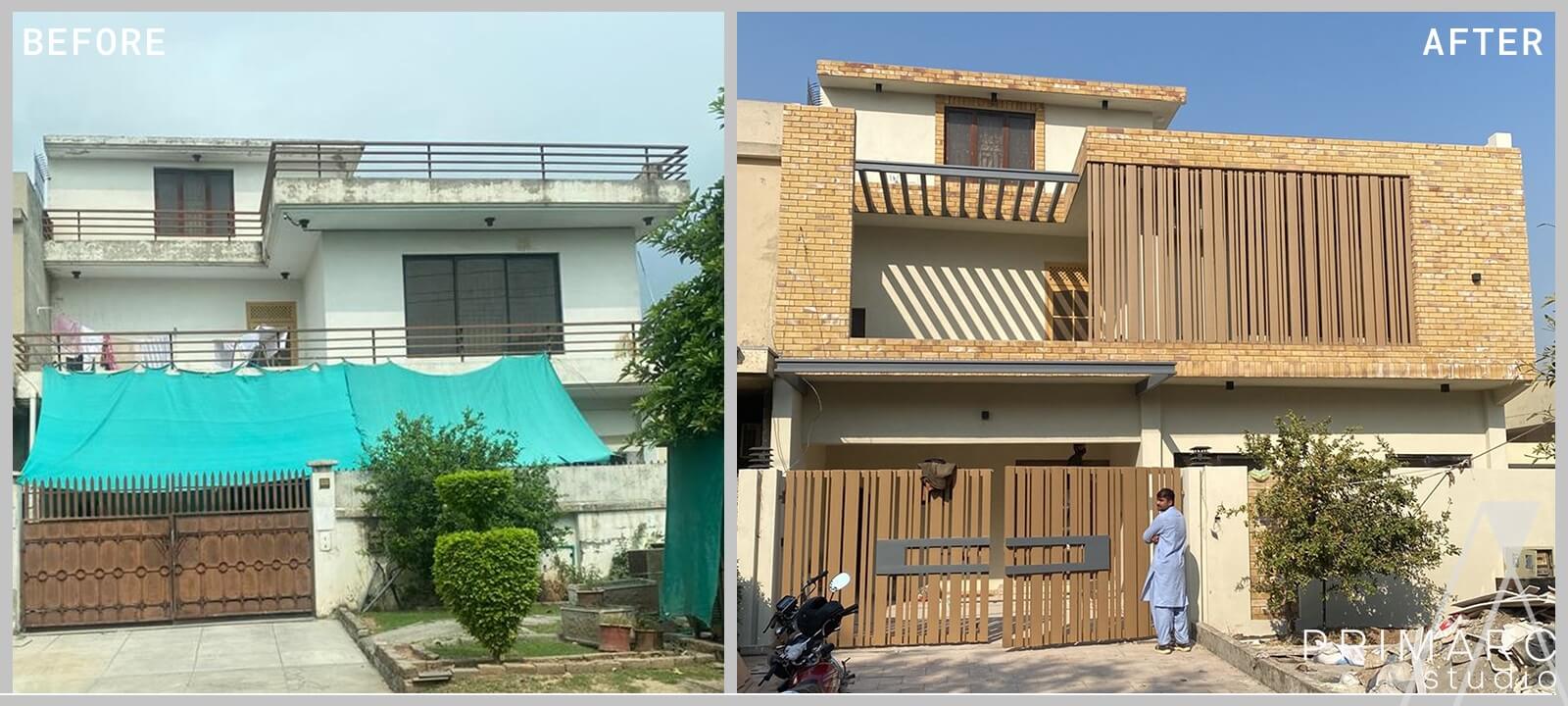 Before and After of Ihsaan House in Islamabad