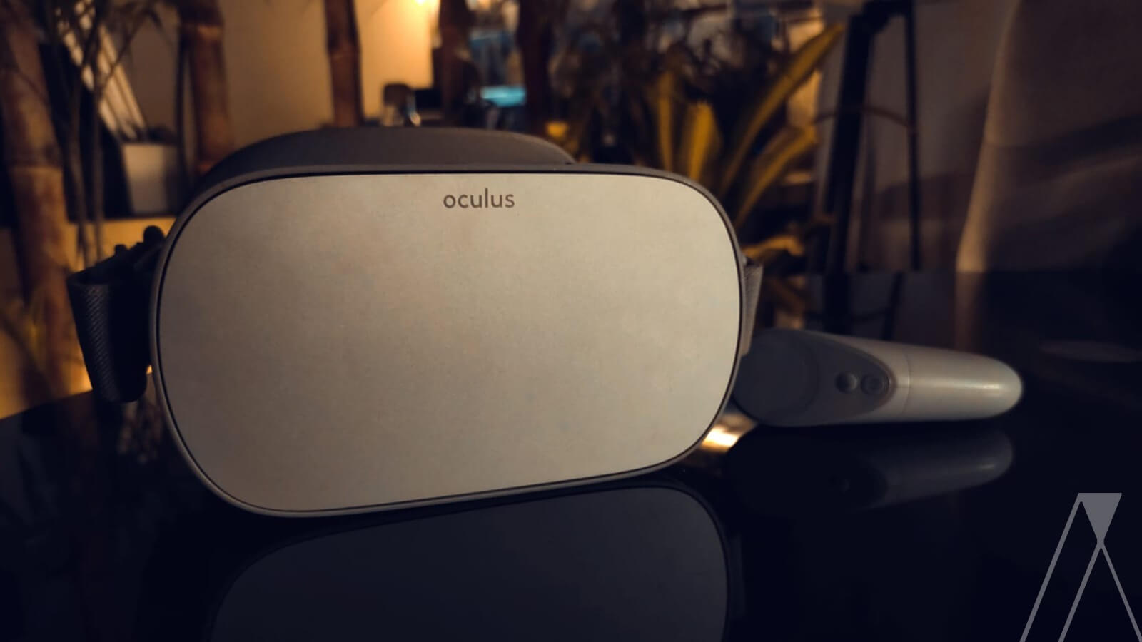 Oculus device used in Virtual Reality (VR)
