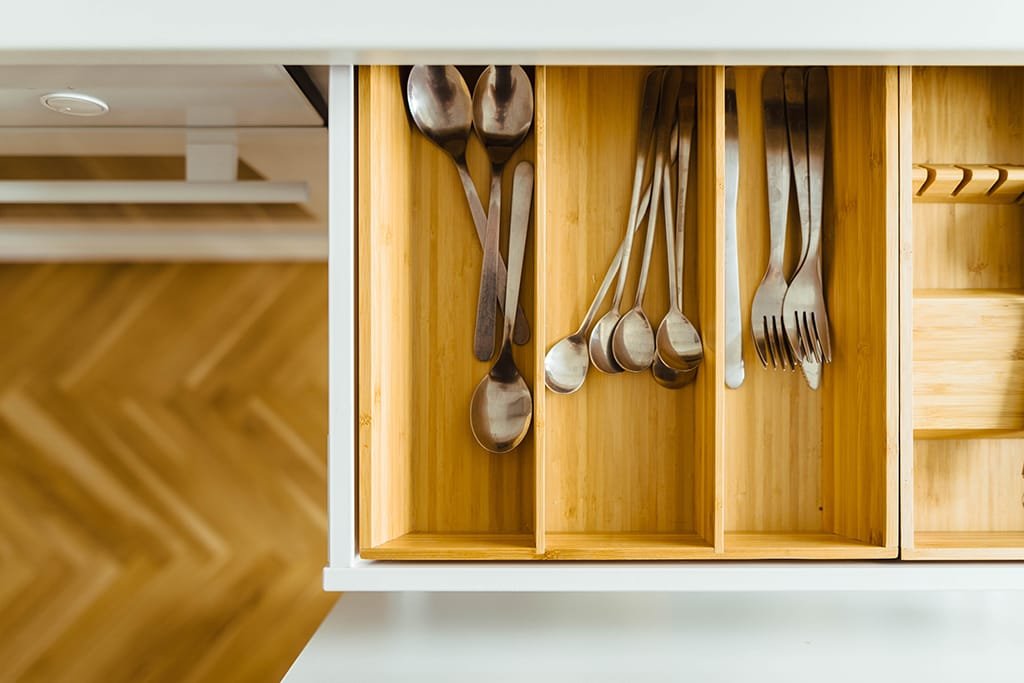 Drawer Organization in kitchen design