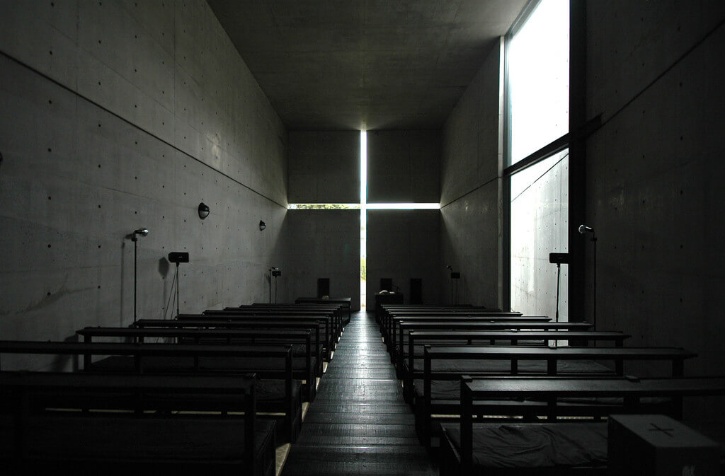 Church of Light - Tadao Ando Courtesy of Archdaily
