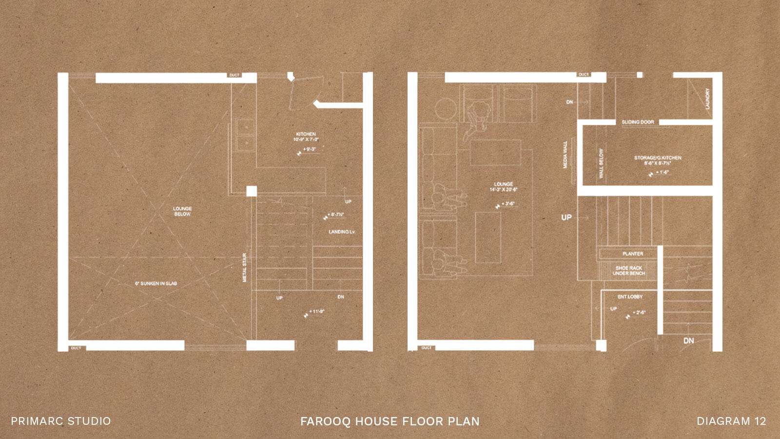 Ground floor and First floor plans