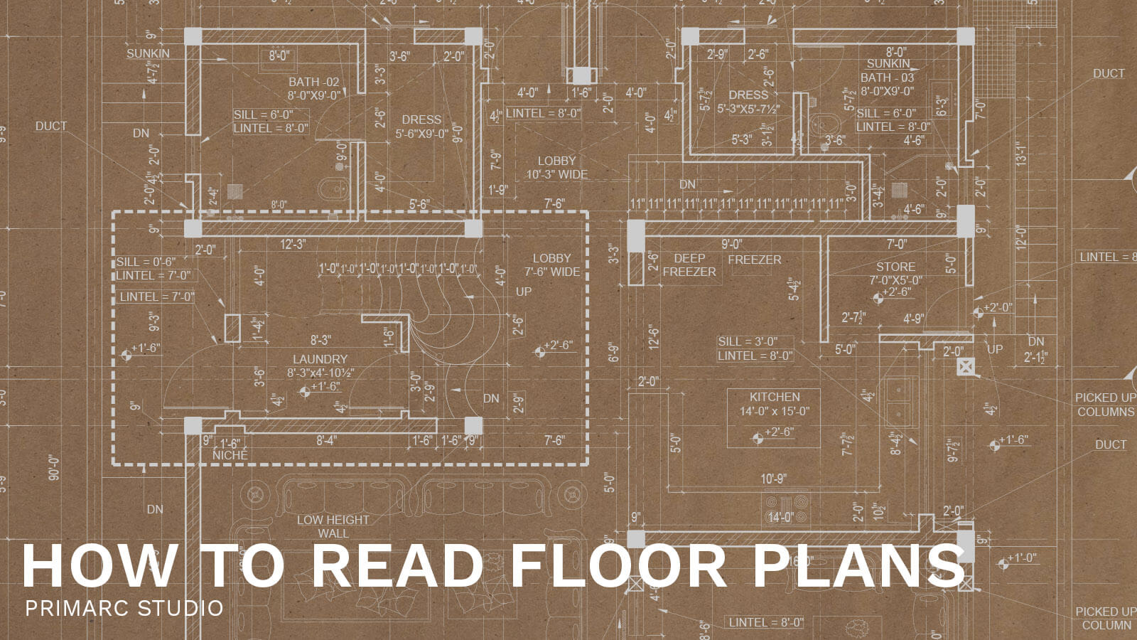 how to read floor plans