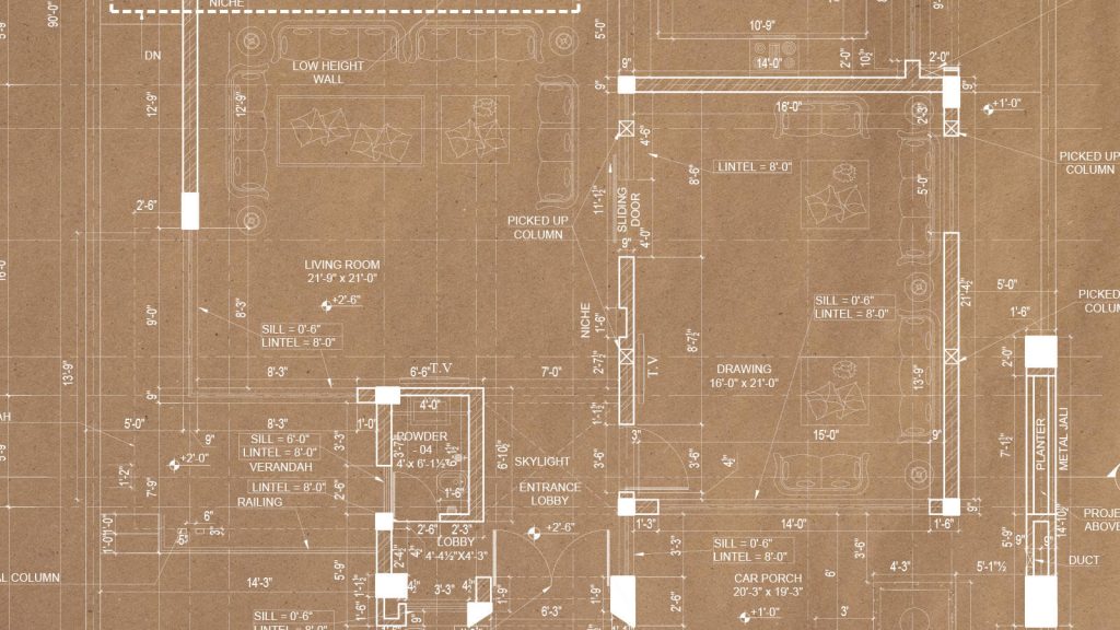 Floor plan with details