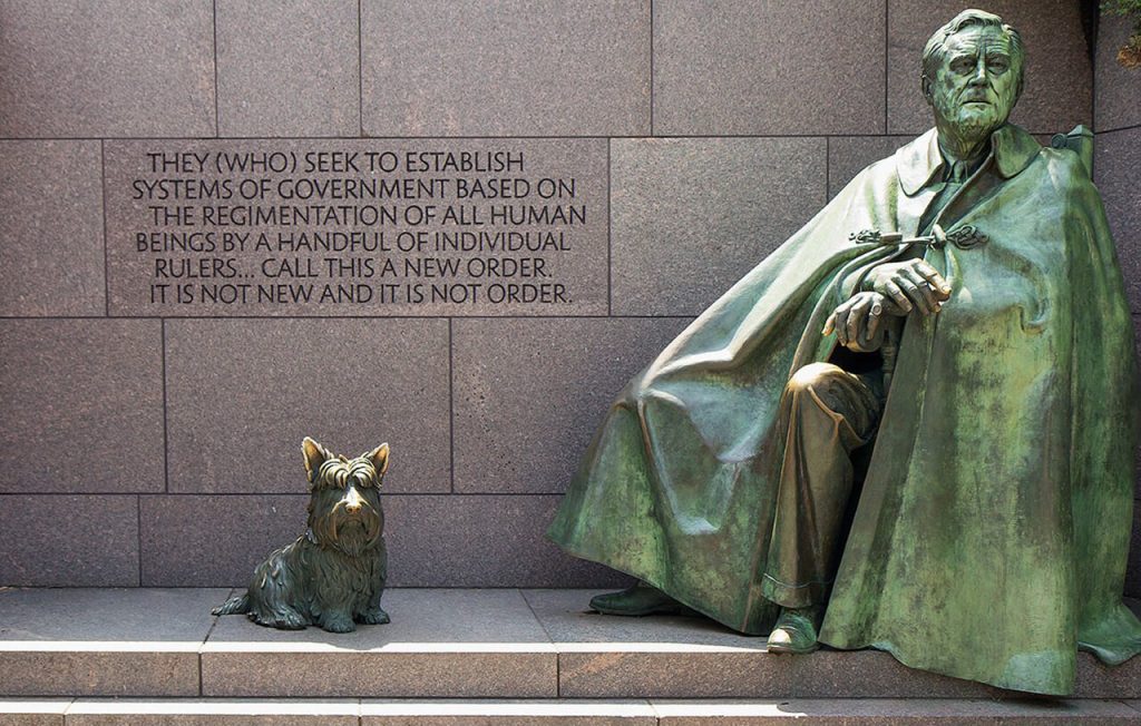 Franklin D. Roosevelt Memorial in Washington