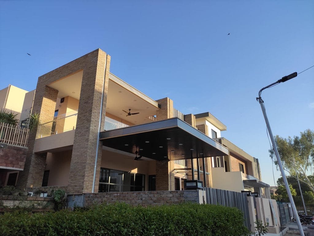 One Kanal House design with exterior in F-7 Islamabad