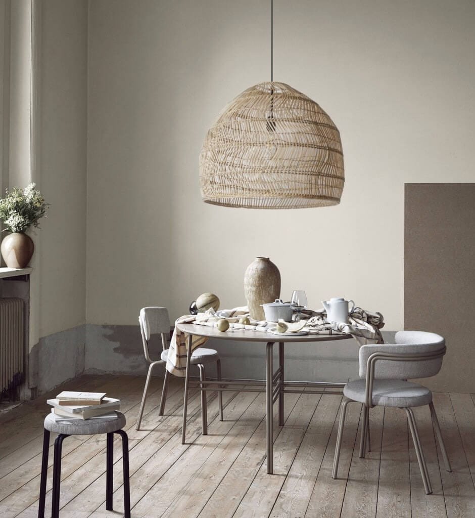 Pendant light made from Rattan