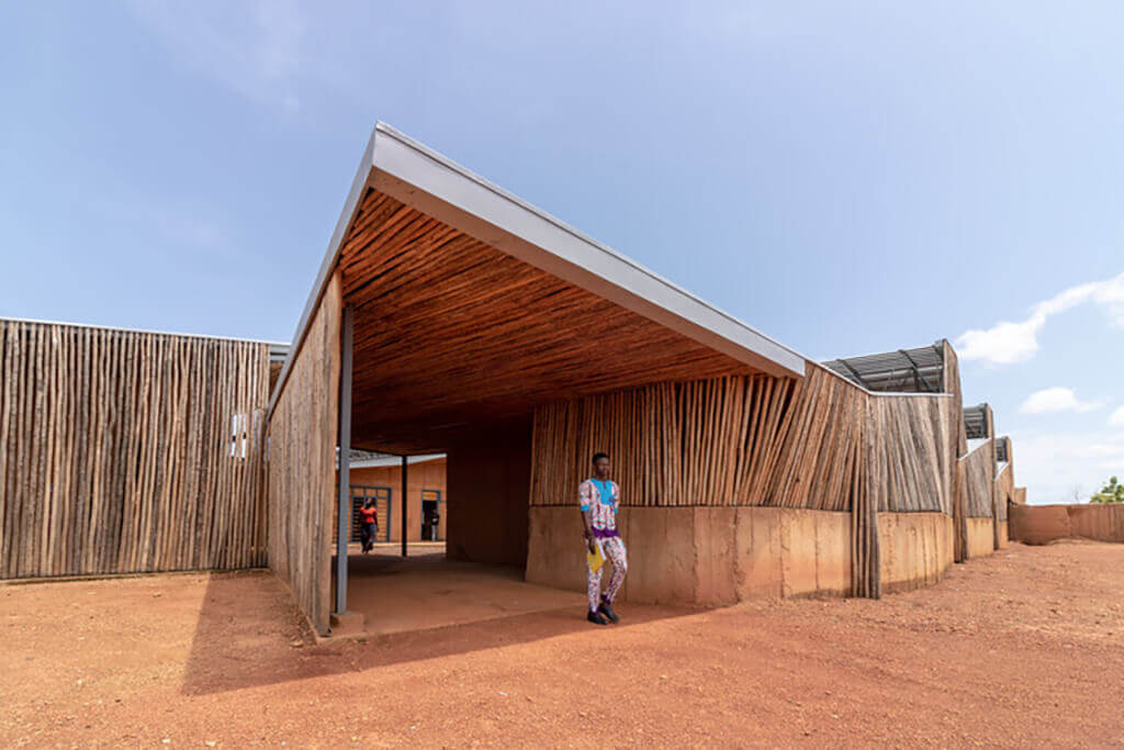 Francis Kere's school building in Africa