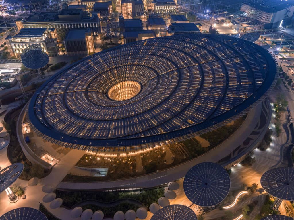 Sustainability Pavilion by Grimshaw Architects for Dubai Expo 2020, a good example of parametric architecture