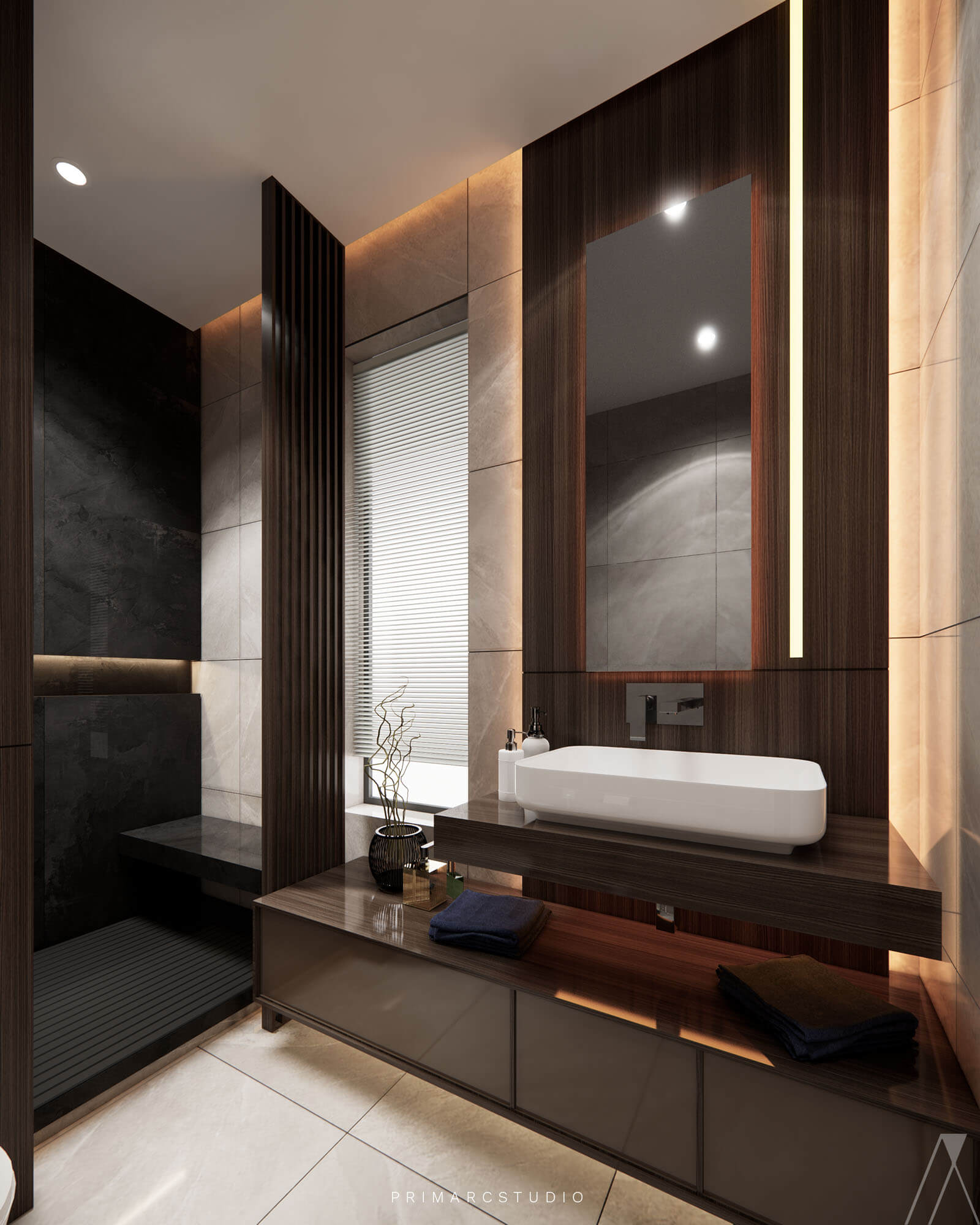 Sink and washroom interior design