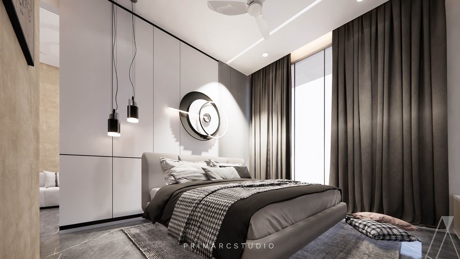 Interior design of bedroom