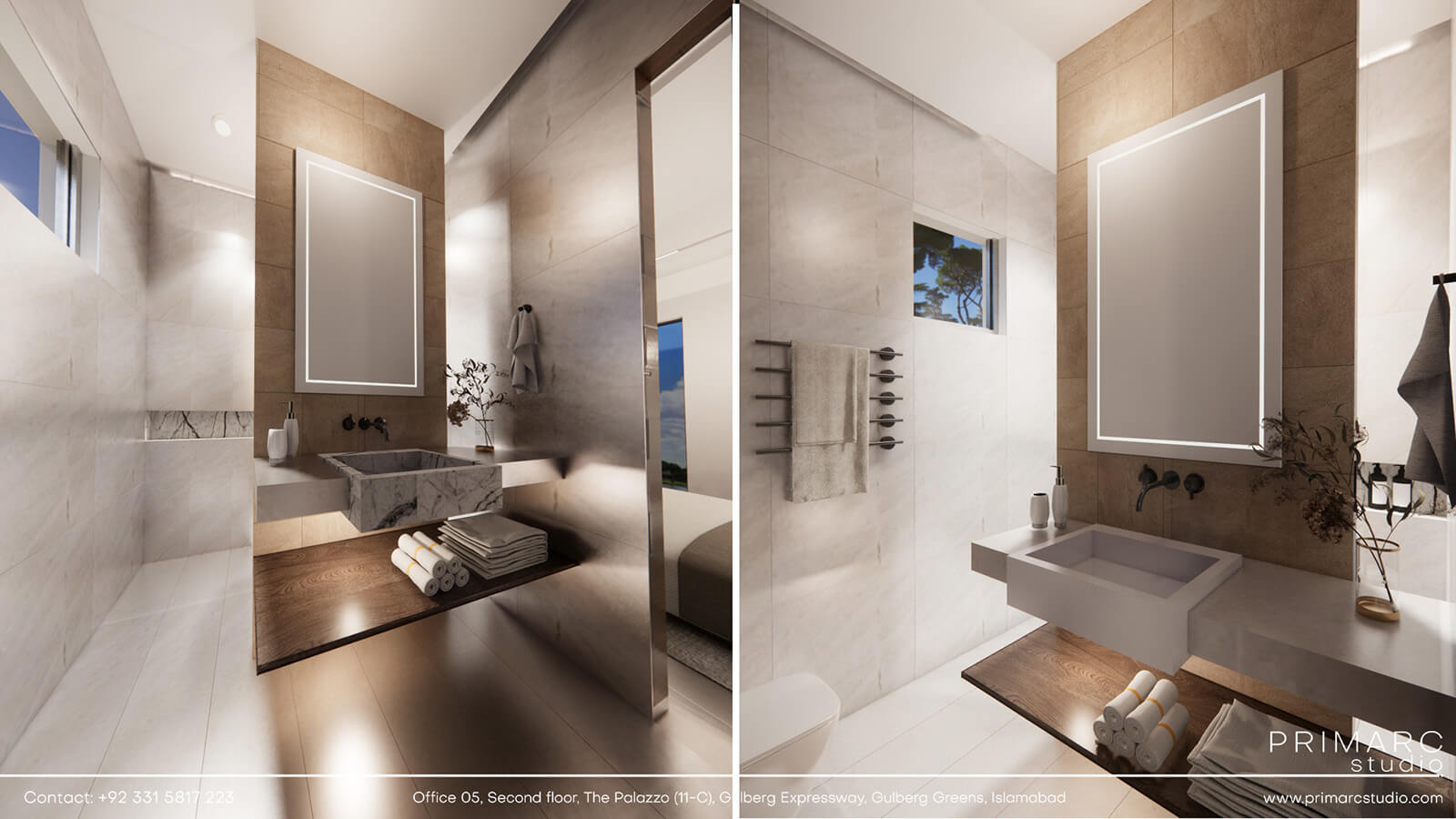 Understated luxury in a modern bathroom setting