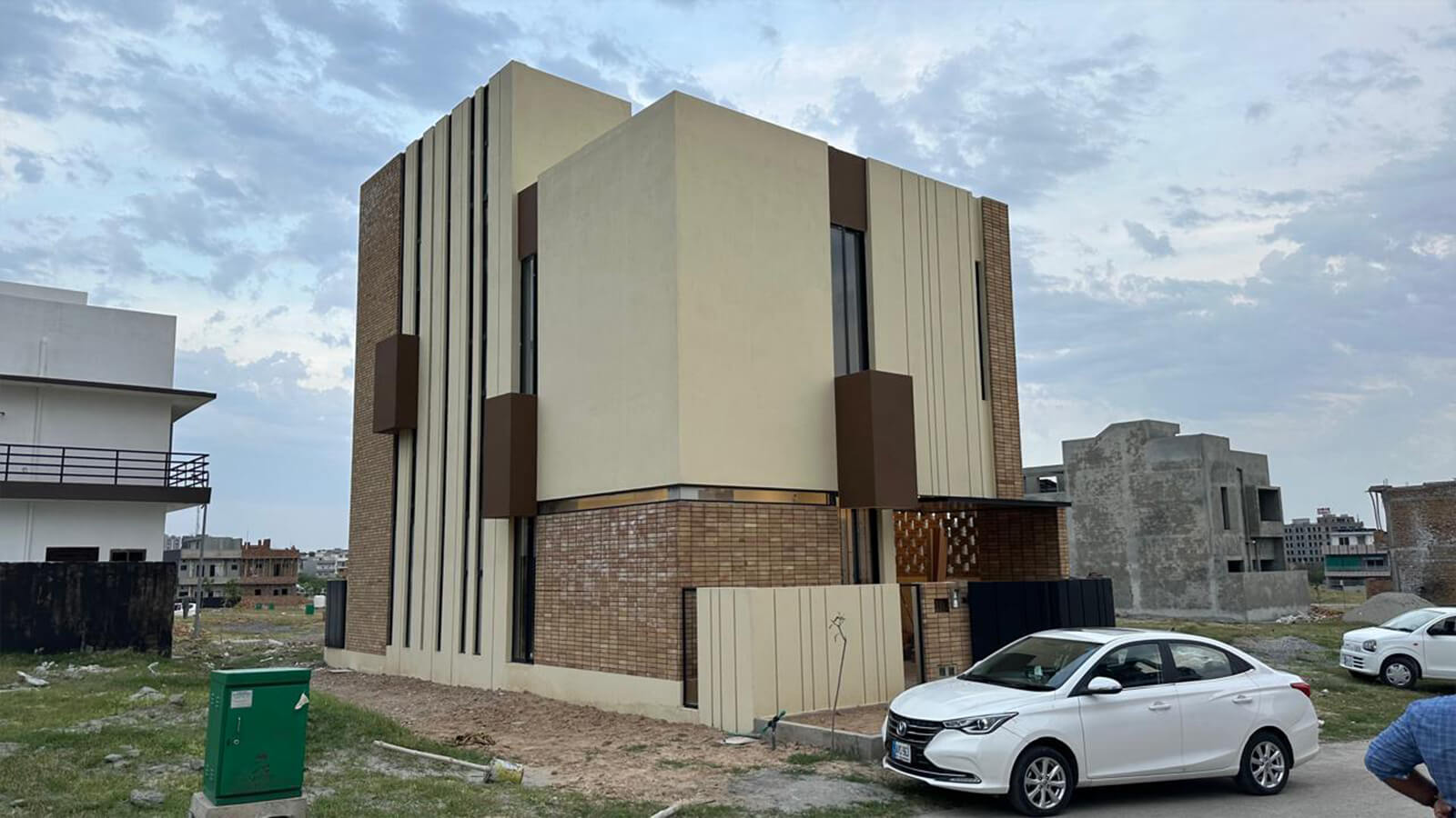 Modern 5 marla house exterior design in Islamabad