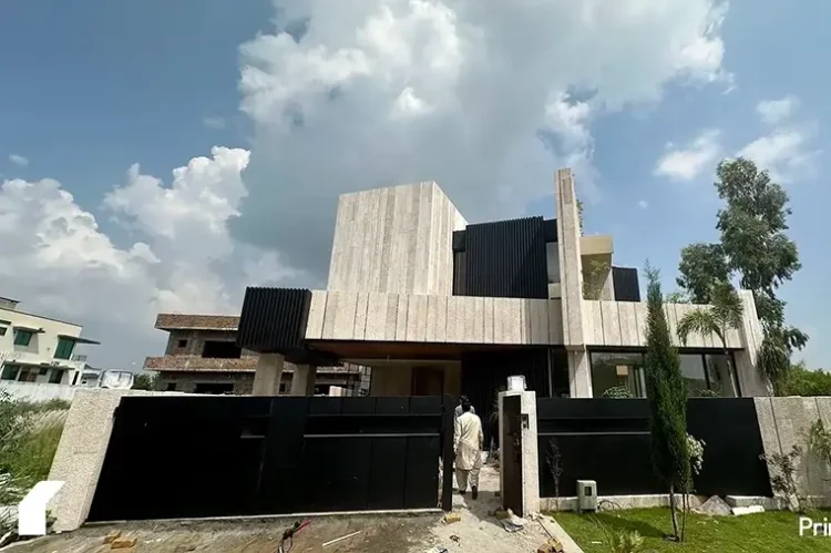 1 Kanal house exterior design in Islamabad