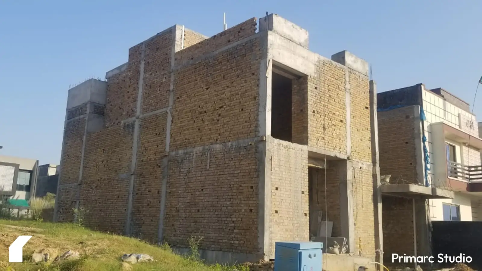 10 Marla house exterior design under construction