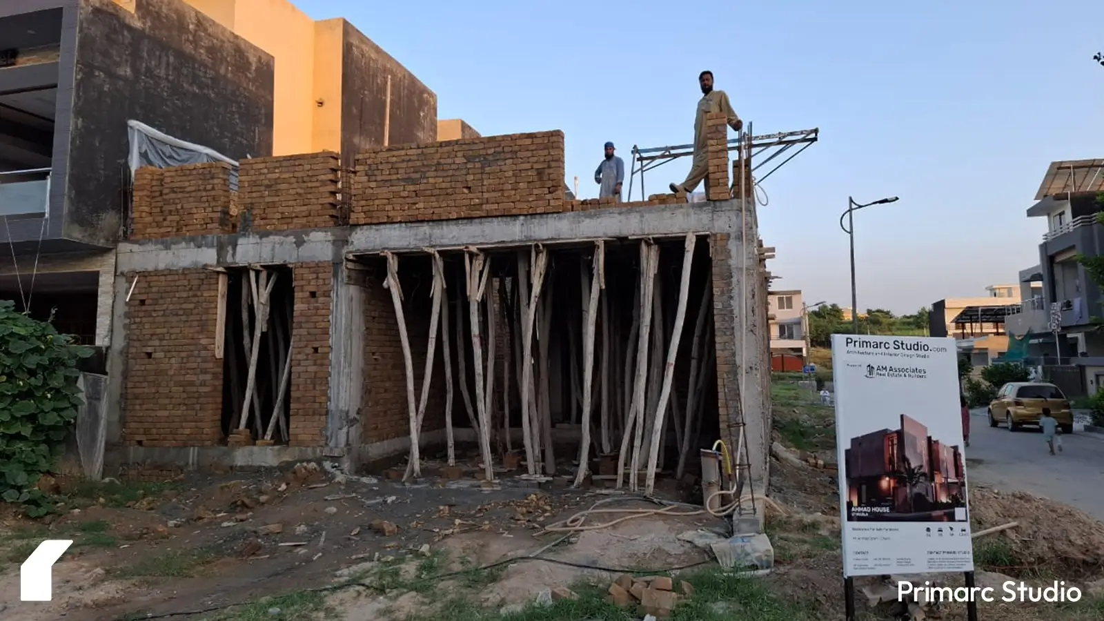 7 Marla house design under construction in Islamabad