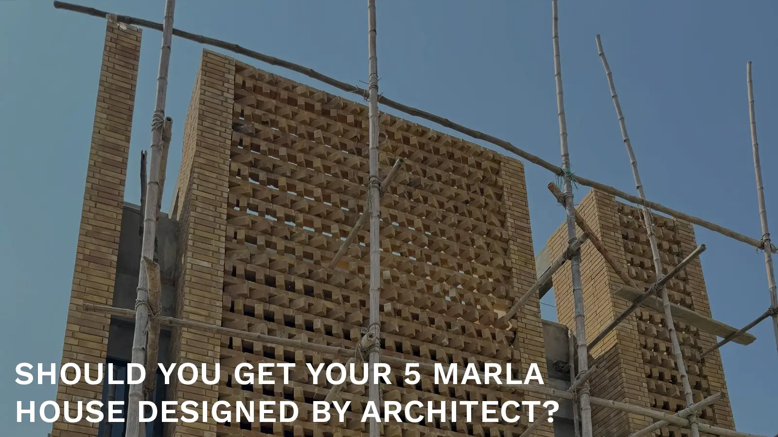 Should You Get Your 5 Marla House Designed by Architect