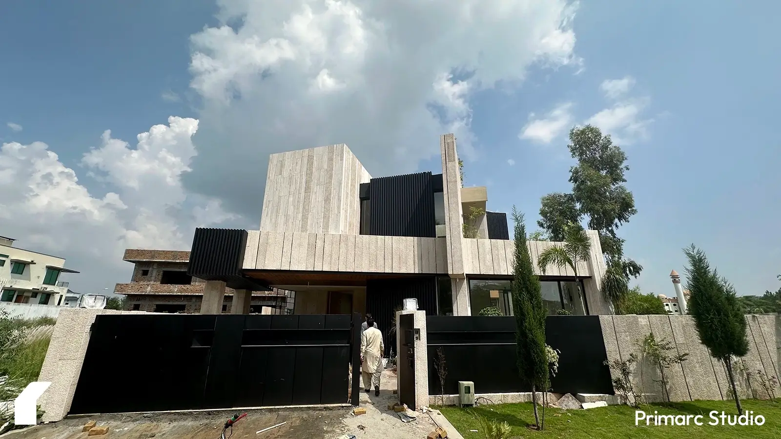 Modern house exterior design in Islamabad