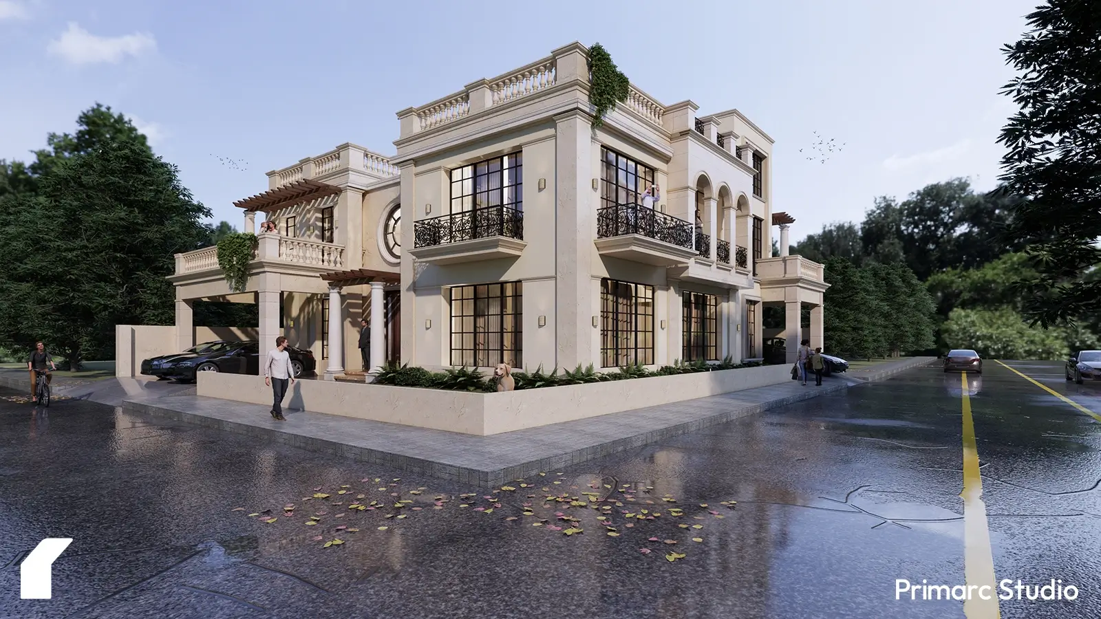 Classical luxury house design in Pakistan