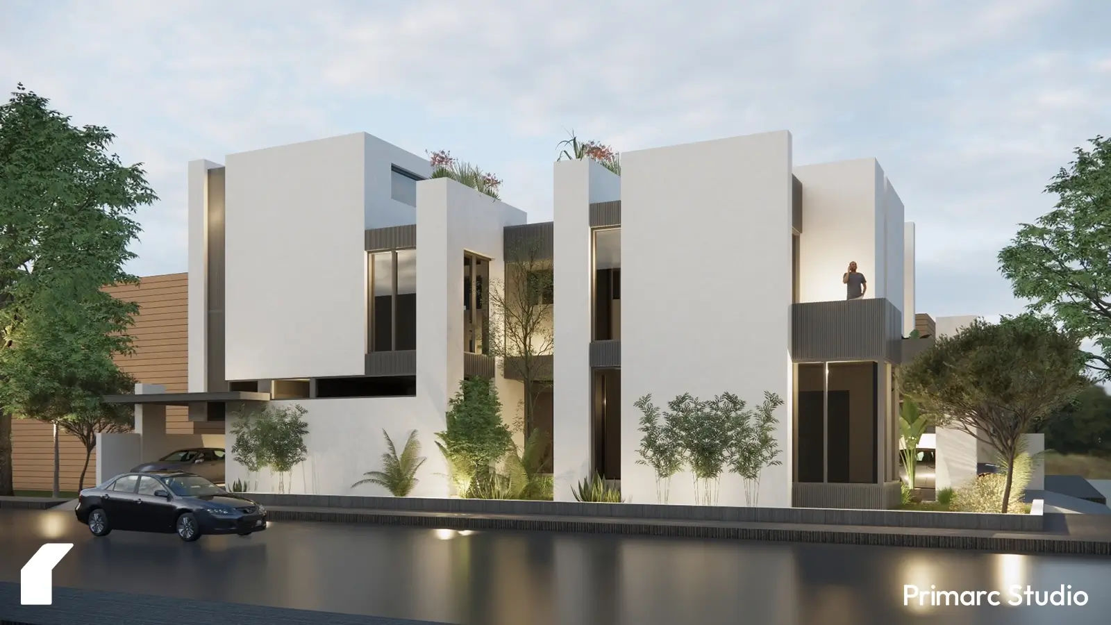 One kanal corner house design in Islamabad