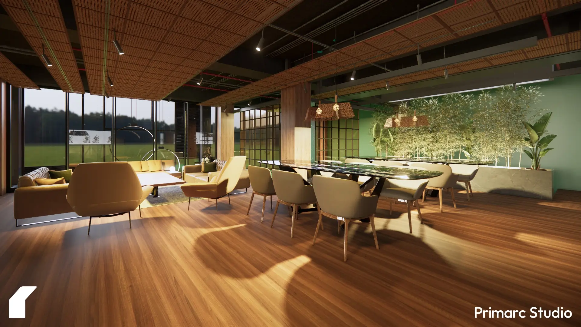 BDK Restaurant Interior Design in Kallar Syedan by Primarc Studio